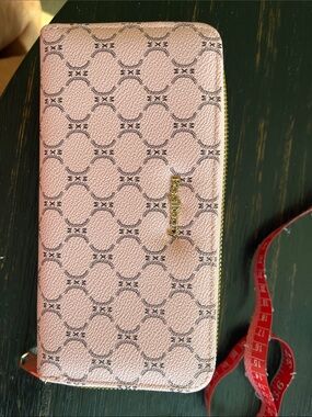 Pink Zip-Around Wallet for Women